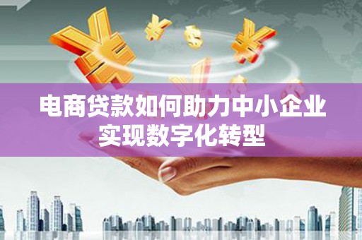 蒸湘电商贷款如何助力中小企业实现数字化转型