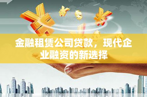 蒸湘金融租赁公司贷款，现代企业融资的新选择