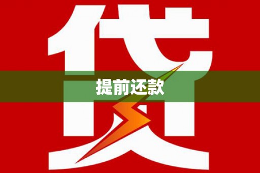 蒸湘提前还款