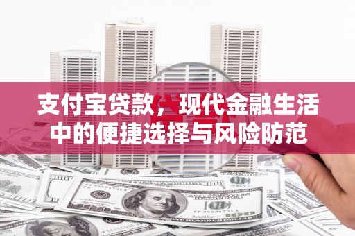 蒸湘支付宝贷款，现代金融生活中的便捷选择与风险防范