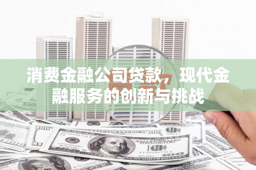 蒸湘消费金融公司贷款，现代金融服务的创新与挑战