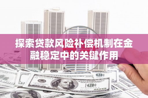 蒸湘探索贷款风险补偿机制在金融稳定中的关键作用