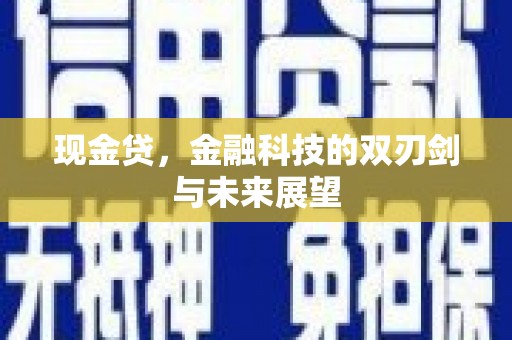蒸湘现金贷，金融科技的双刃剑与未来展望