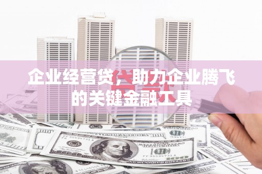 蒸湘企业经营贷，助力企业腾飞的关键金融工具