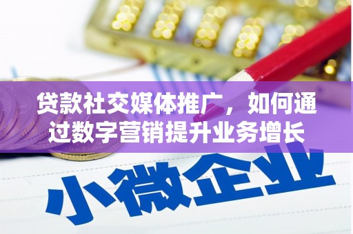 蒸湘贷款社交媒体推广，如何通过数字营销提升业务增长