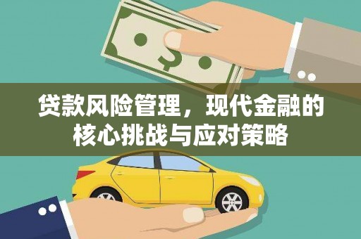 蒸湘贷款风险管理，现代金融的核心挑战与应对策略