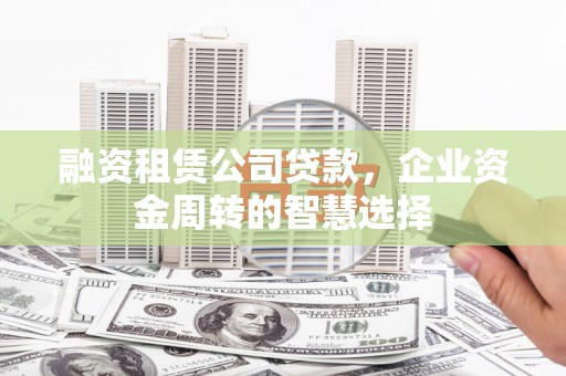 蒸湘融资租赁公司贷款，企业资金周转的智慧选择