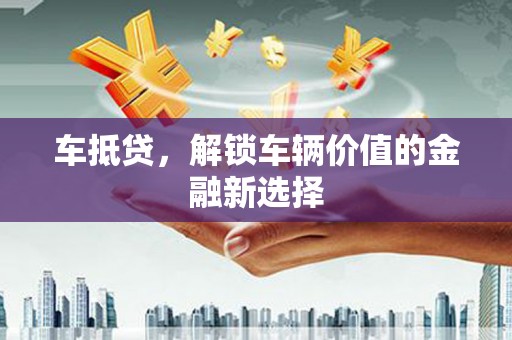 蒸湘车抵贷，解锁车辆价值的金融新选择