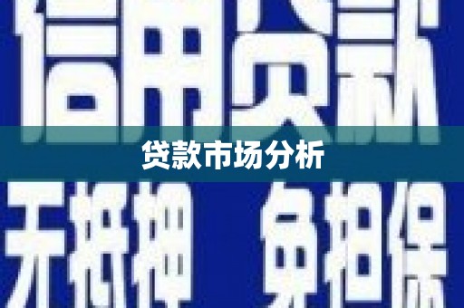 蒸湘贷款市场分析