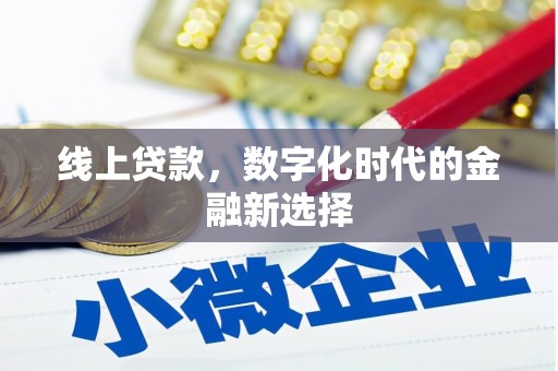 蒸湘线上贷款，数字化时代的金融新选择