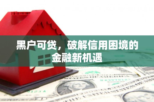 蒸湘黑户可贷，破解信用困境的金融新机遇