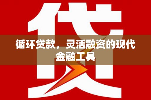 蒸湘循环贷款，灵活融资的现代金融工具