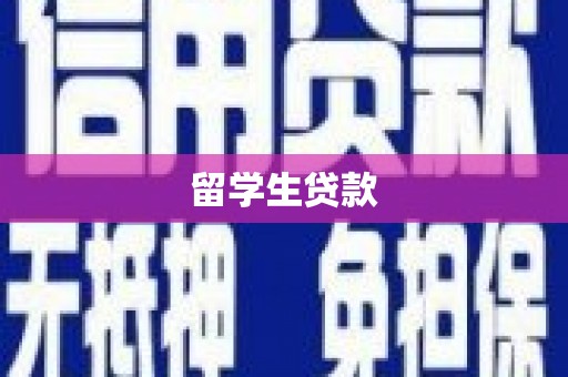 蒸湘留学生贷款