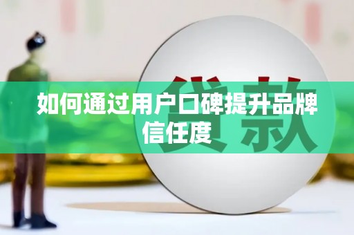 蒸湘如何通过用户口碑提升品牌信任度