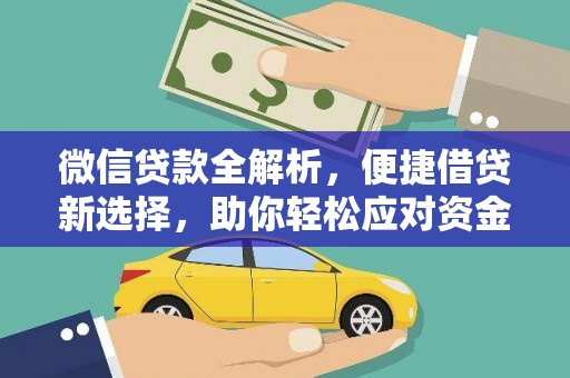 蒸湘微信贷款全解析，便捷借贷新选择，助你轻松应对资金需求